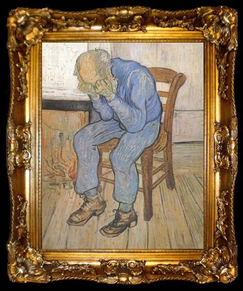 framed  Vincent Van Gogh Old Man in Sorrow (nn04), ta009-2
